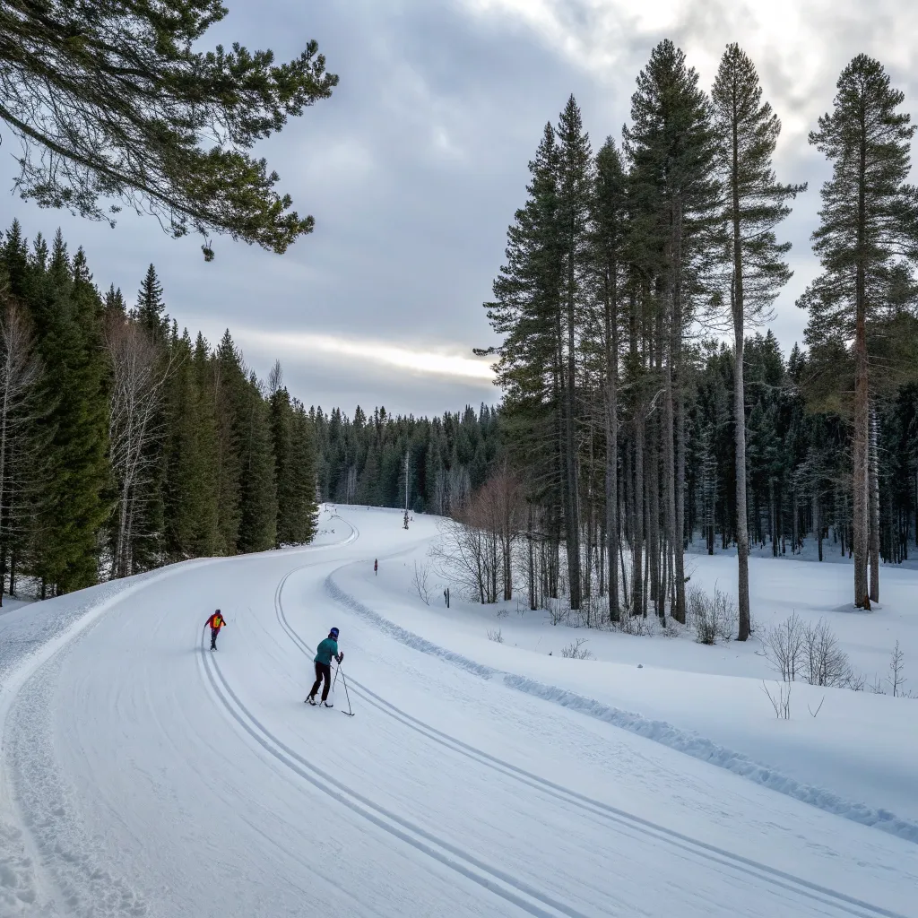 Cross-country skiing course